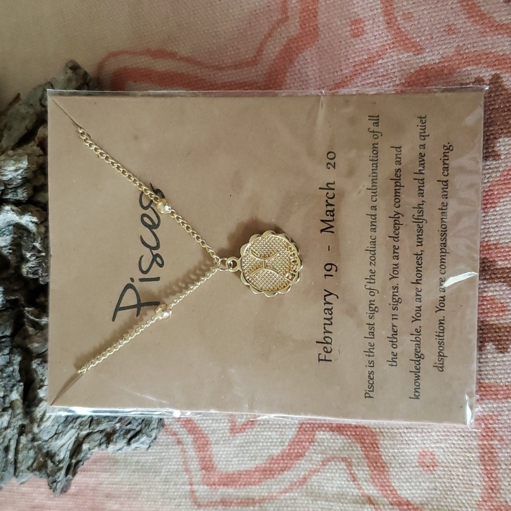 Pisces Necklace. Piscis Constellation Zodiac Zodiaco Tarrot Mystical Sexy Cute - Picture 12 of 12